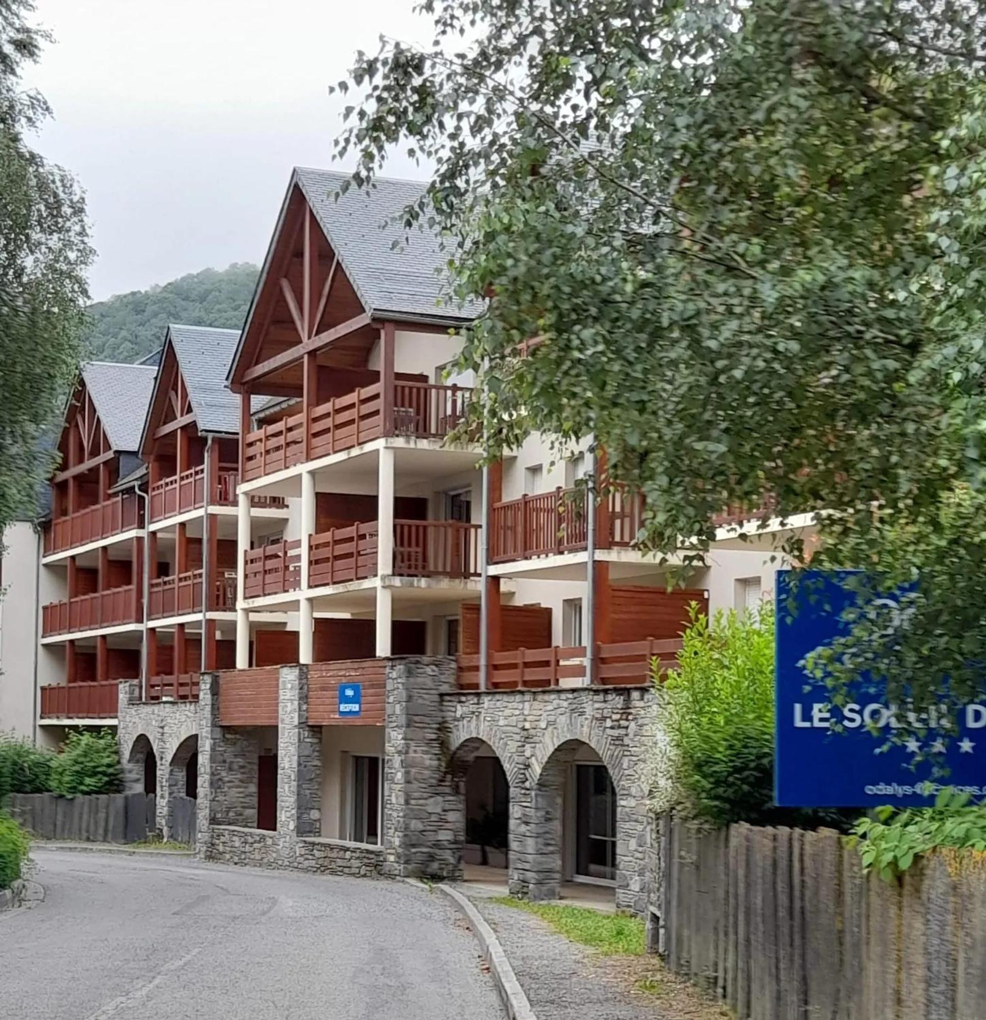 Appartement Avec Vue Sur La Montagne A Saint Lary Soulan 28 M² Piscine Exteriör bild