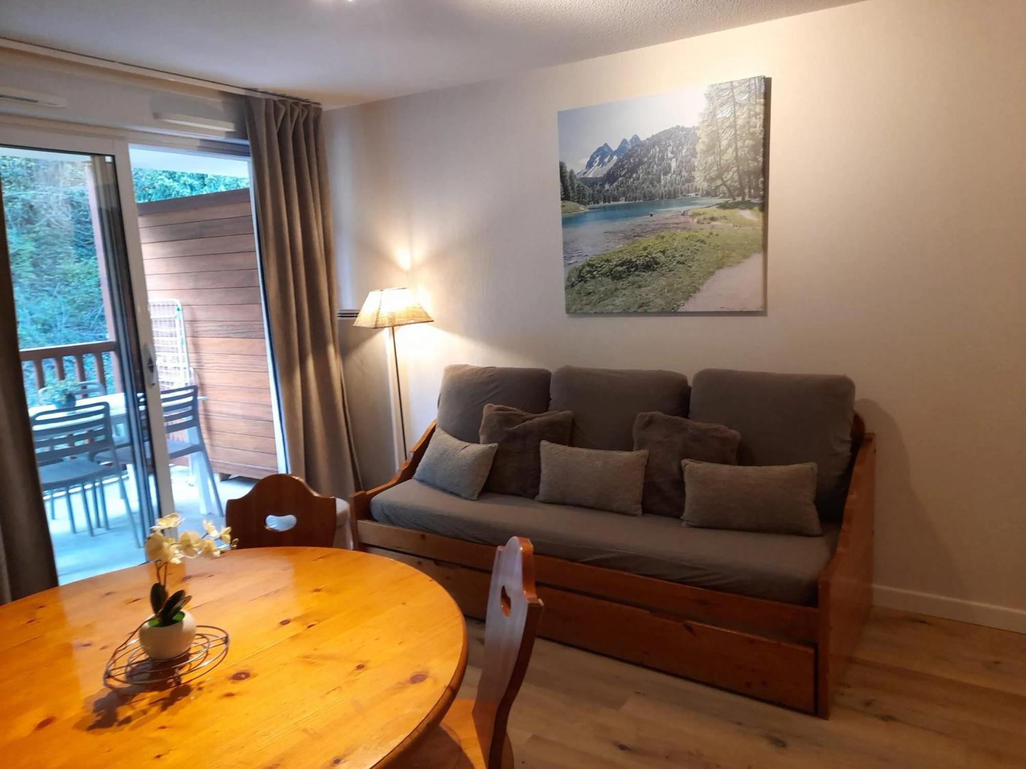Appartement Avec Vue Sur La Montagne A Saint Lary Soulan 28 M² Piscine Exteriör bild